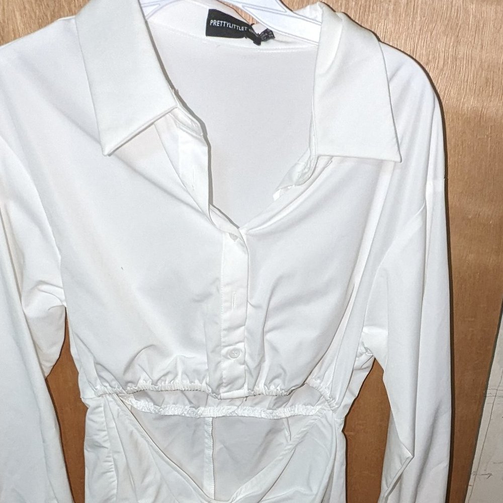 PrettyLittleThing White Dress